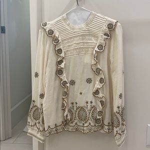 ZARA NWT long sleeve blouse